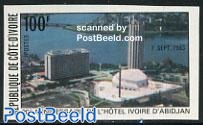 20 Years Hotel Ivoire 1v imperforated