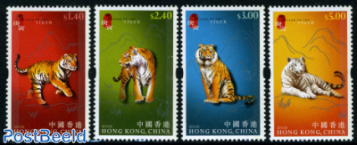 Year of the tiger 4v