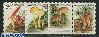 Mushrooms 4v (white borders)